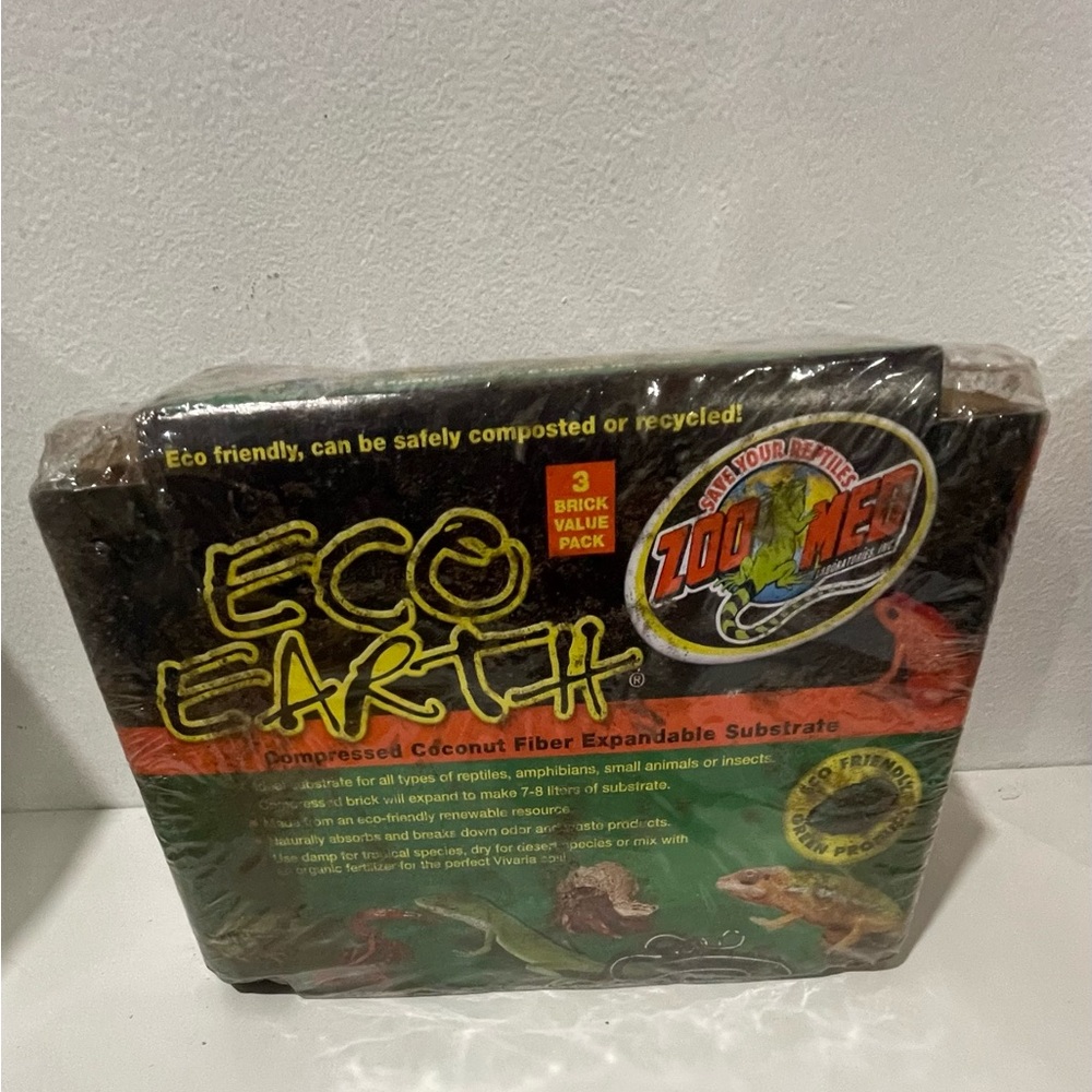 Eco Earth Compressed Coconut Fiber Substrate - Black